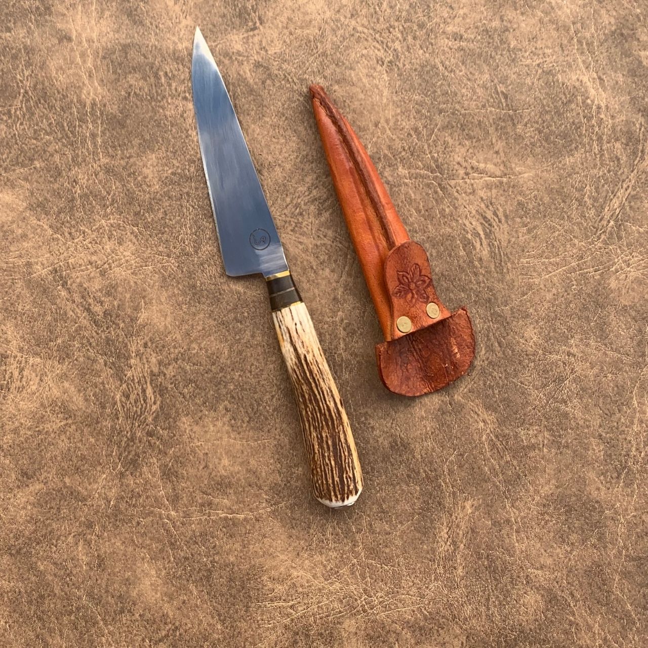Cuchillo Criollo en Asta de Ciervo